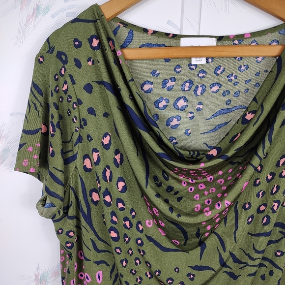 Jaclyn Smith Collection Animal Print Blouse - Picture 2 of 9